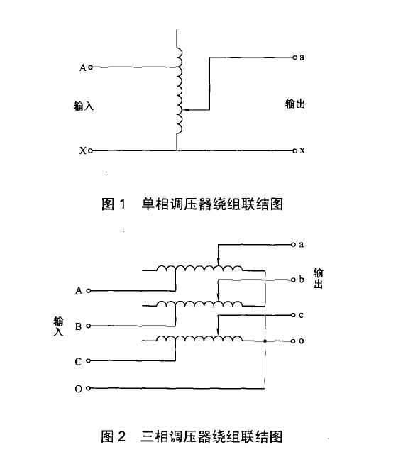 调压器的绕组联结图应符合图l 或图2 的规定